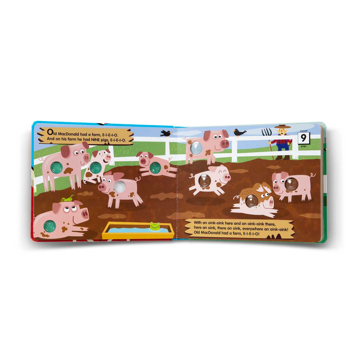 Poke-A-Dot: Old MacDonald's Farm Board Book | Melissa & Doug
