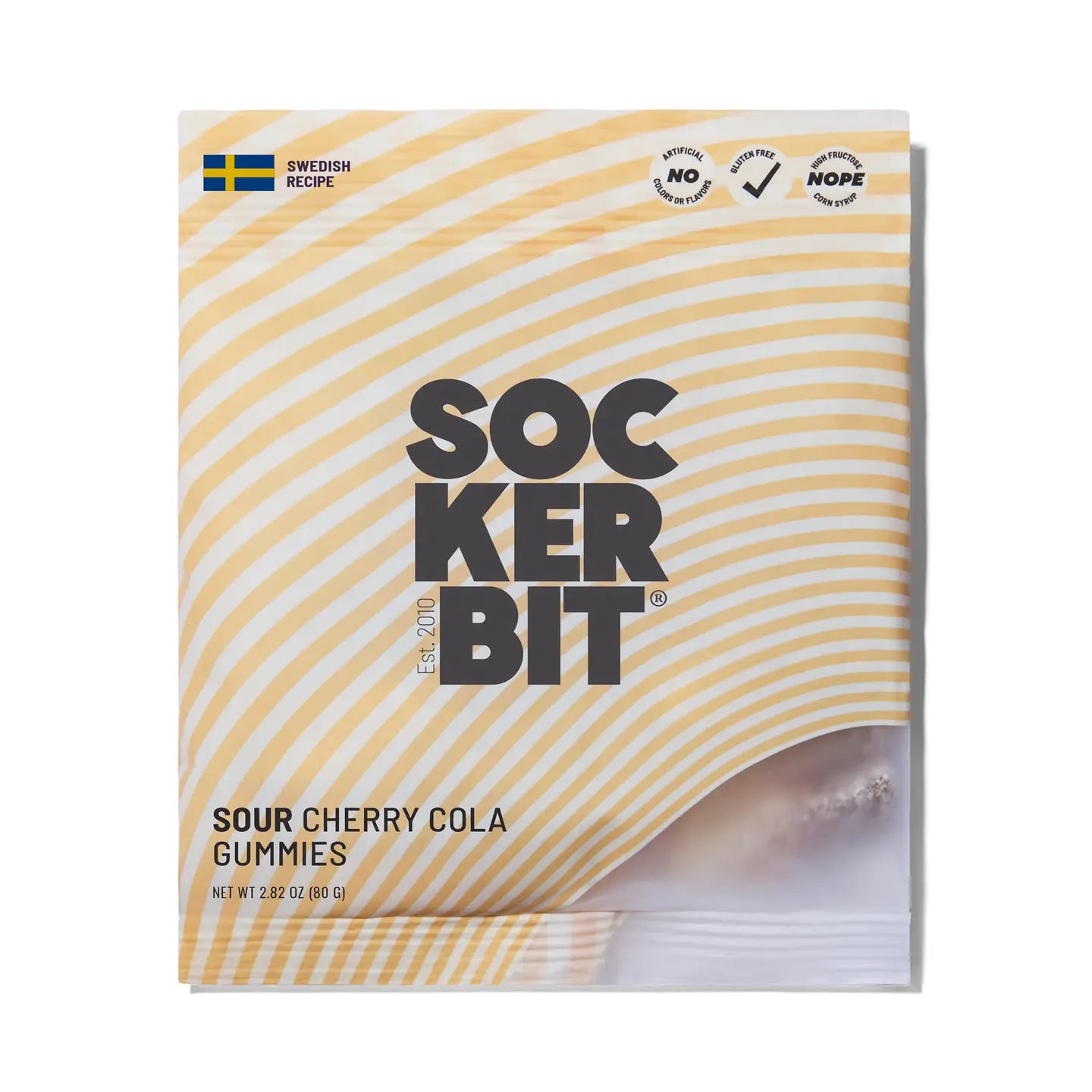 Sour Cherry Cola Gummies Swedish Candy Bag | Sockerbit
