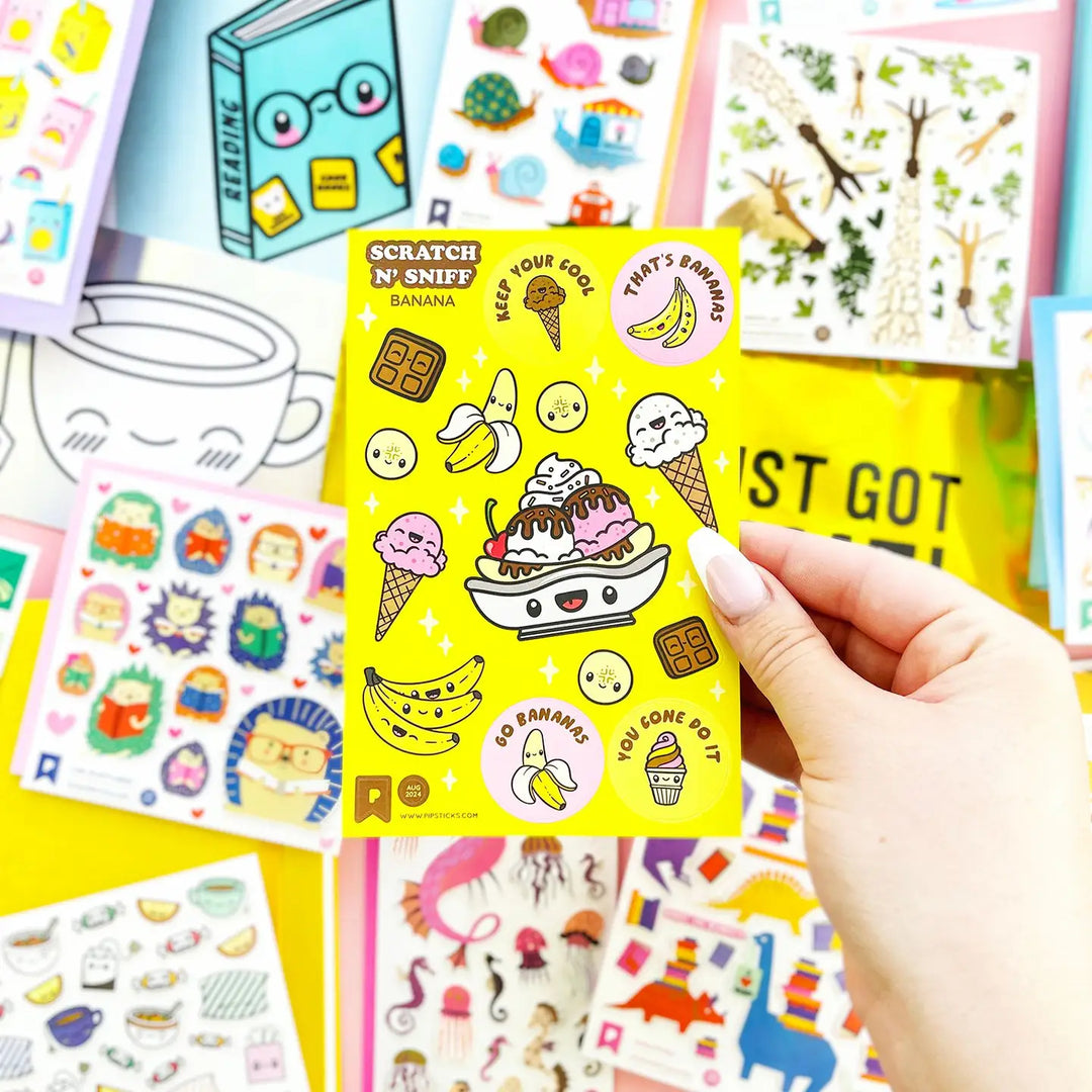 Split Decision Scratch 'n Sniff Stickers | Pipsticks