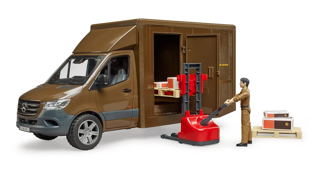 Mercedes Benz Sprinter UPS Truck w/ Manually Operated Pallet Jack - LOCAL PICKUP ONLY