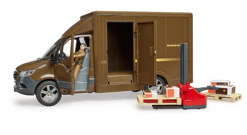 Mercedes Benz Sprinter UPS Truck w/ Manually Operated Pallet Jack - LOCAL PICKUP ONLY