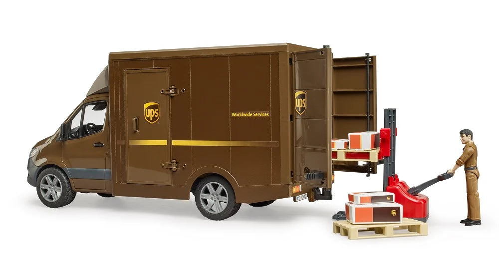 Mercedes Benz Sprinter UPS Truck w/ Manually Operated Pallet Jack - LOCAL PICKUP ONLY