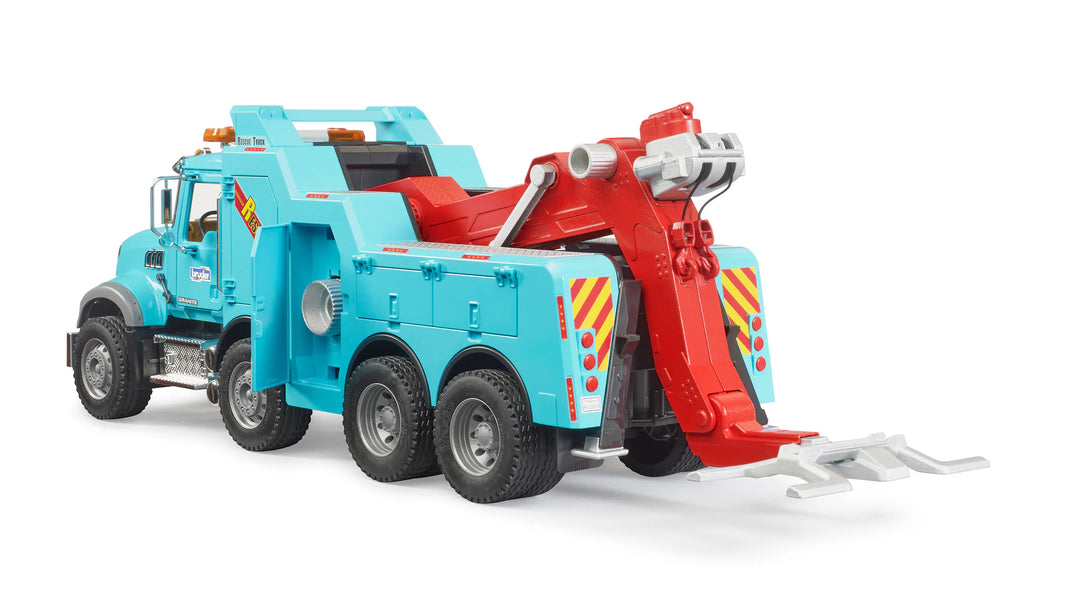 Mack Granite Recovery and Towing Truck with Light & Sound Module | Bruder - LOCAL PICKUP ONLY
