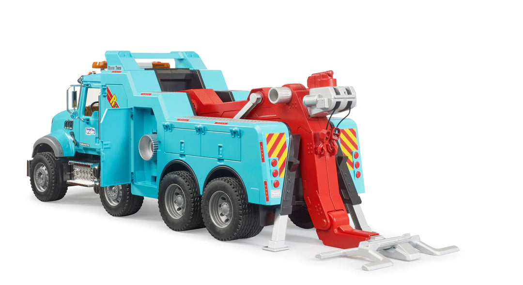 Mack Granite Recovery and Towing Truck with Light & Sound Module | Bruder - LOCAL PICKUP ONLY