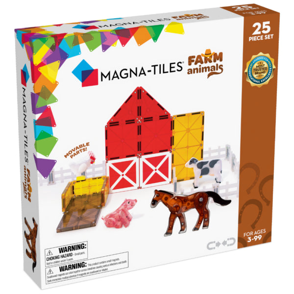 Farm Animals 25-Piece Set | Magna-Tiles