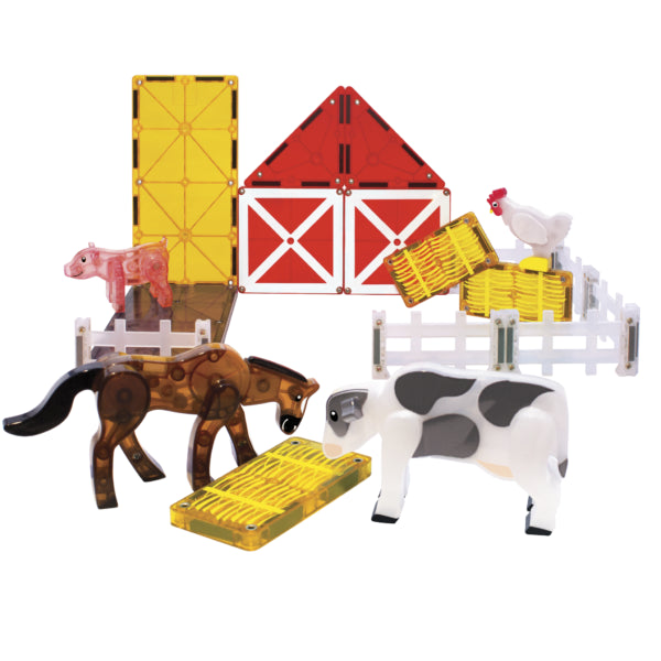 Farm Animals 25-Piece Set | Magna-Tiles