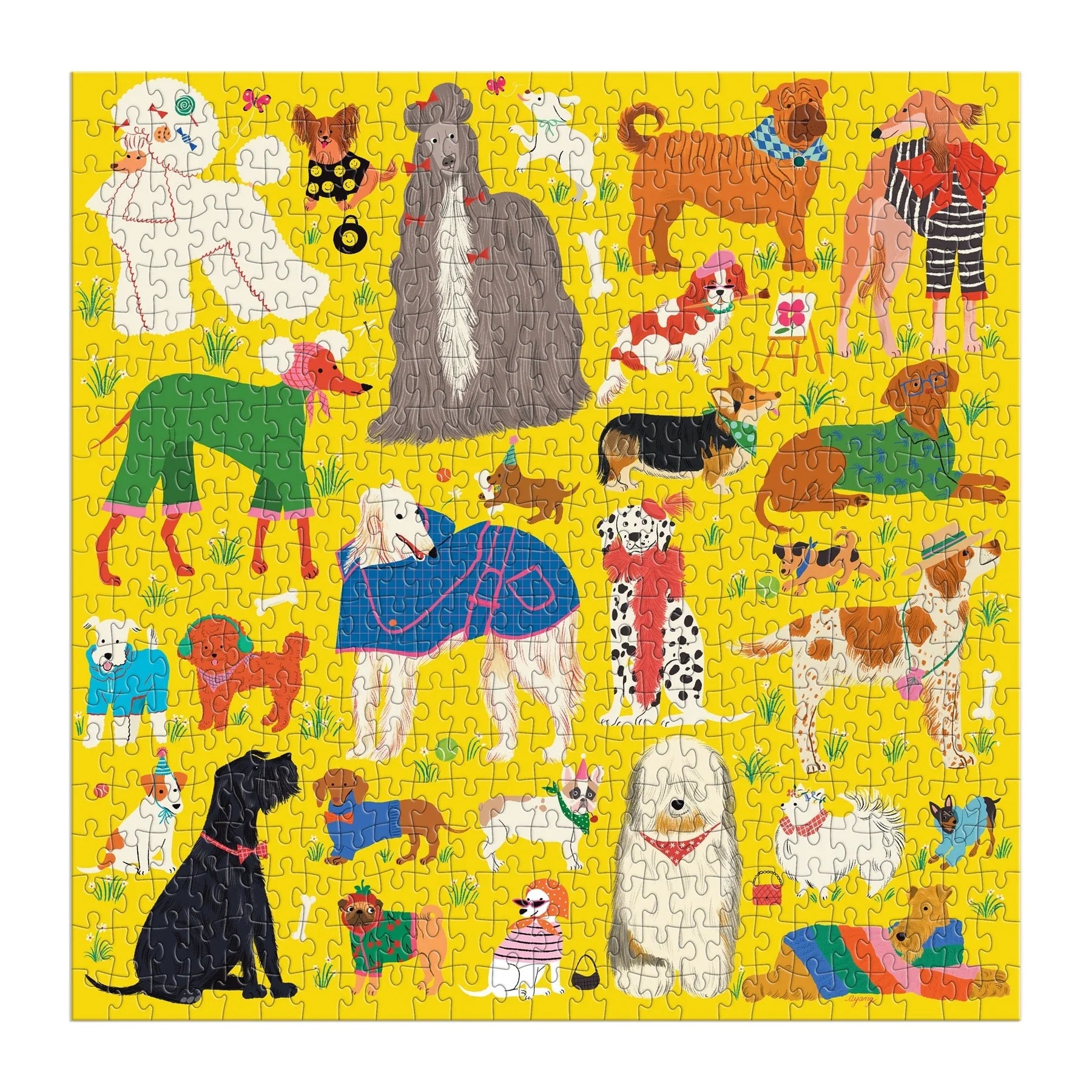Fashionable Dogs 500 Piece Puzzle | Galison