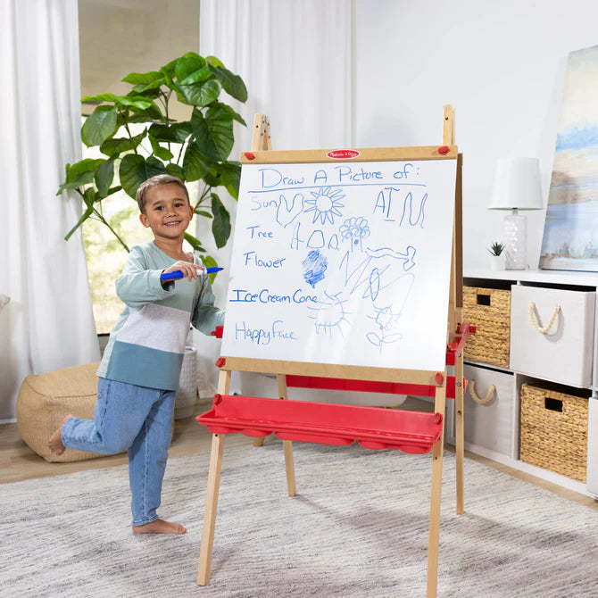 Deluxe Magnetic Standing Art Easel | Melissa & Doug - LOCAL PICK UP ONLY