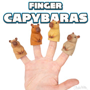 Finger Capybaras finger puppets