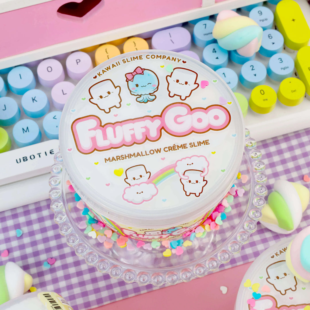 Fluffy Goo Classic Marshmallow Slime | Kawaii Slime Company