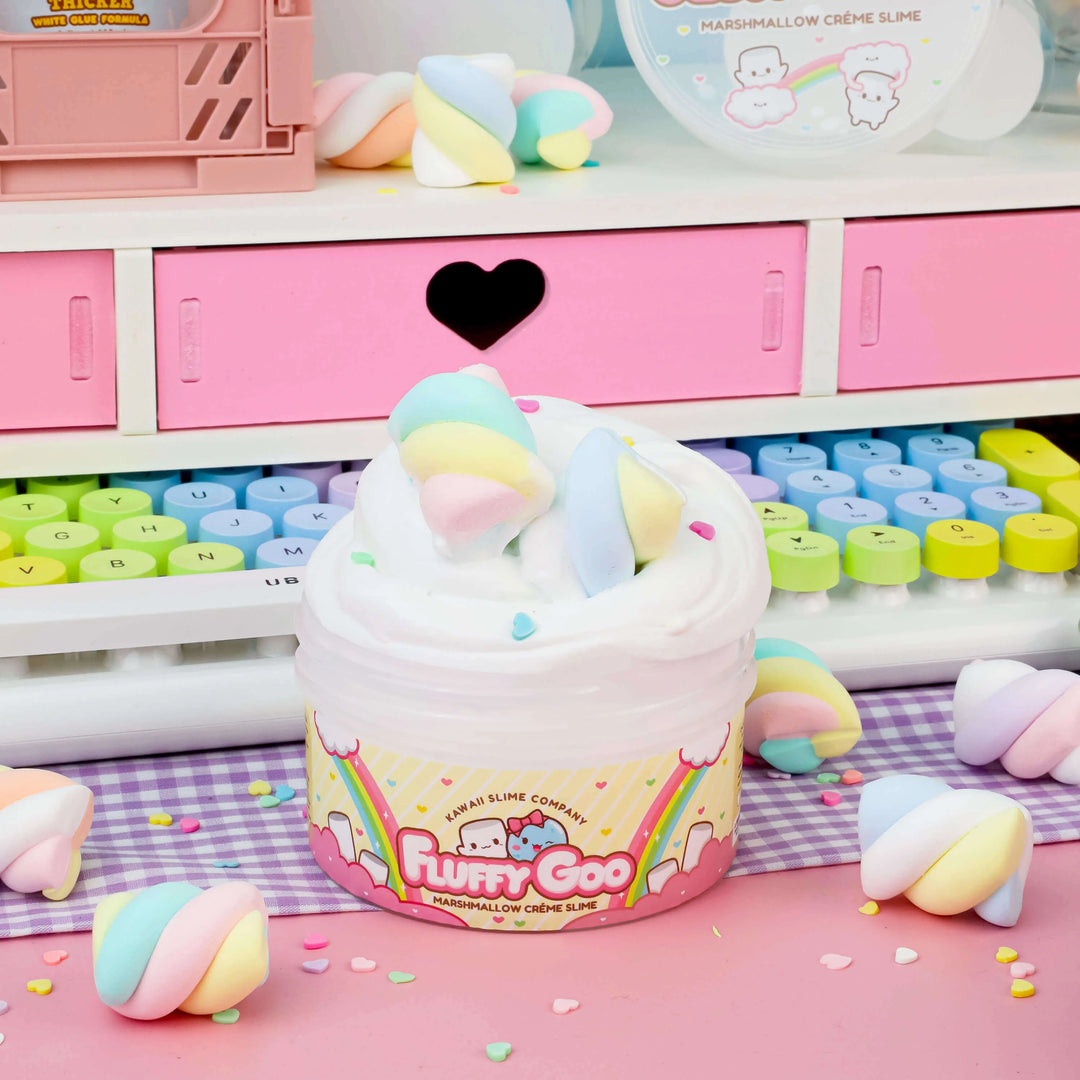 Fluffy Goo Classic Marshmallow Slime | Kawaii Slime Company