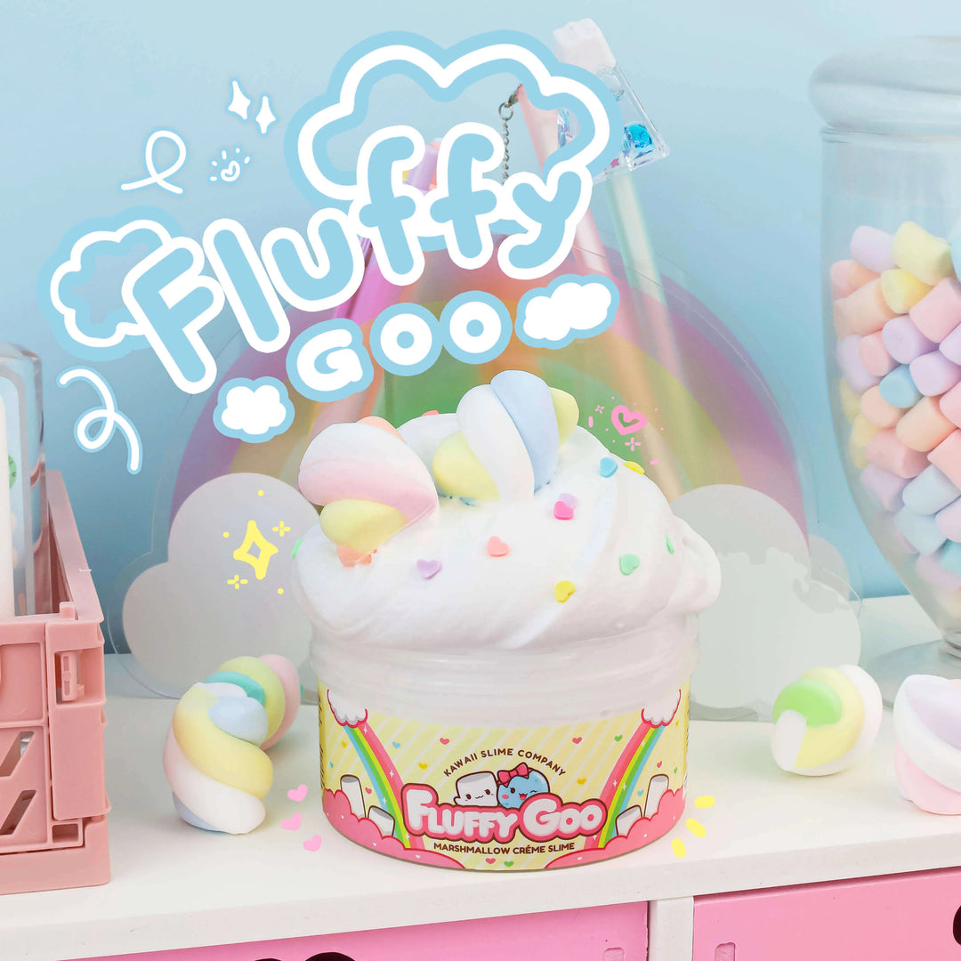 Fluffy Goo Classic Marshmallow Slime | Kawaii Slime Company