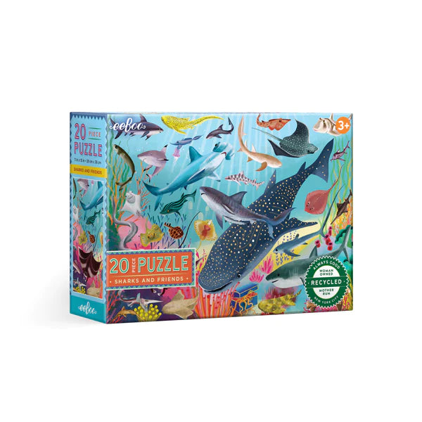 Sharks & Friends 20 Piece Puzzle | eeboo