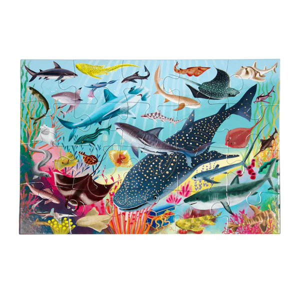 Sharks & Friends 20 Piece Puzzle | eeboo