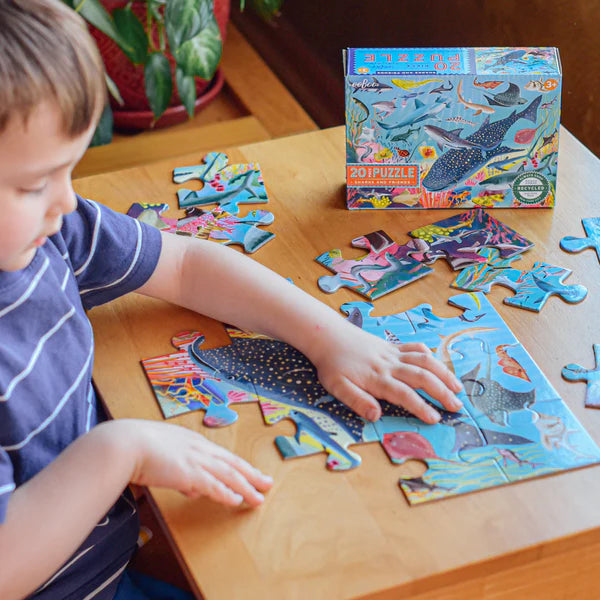 Sharks & Friends 20 Piece Puzzle | eeboo