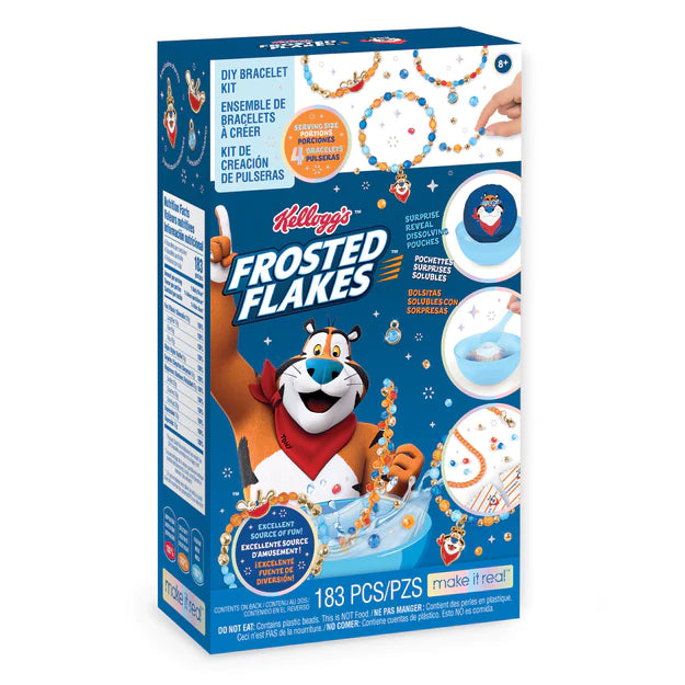 Cereal-sly Cute Kellogg’s Frosted Flakes DIY Bracelet Kit | Make it Real