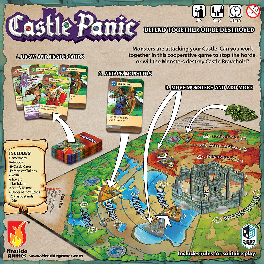 Castle Panic Board Game - Second Edition | Fireside Games