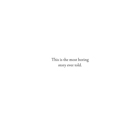 I Am Not Boring