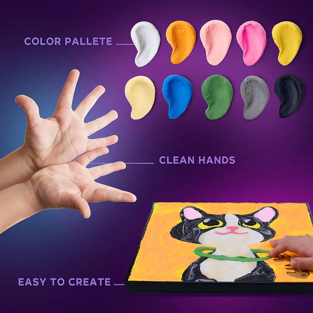 Paint by Numbers "Cat" | Okto Sensory Art