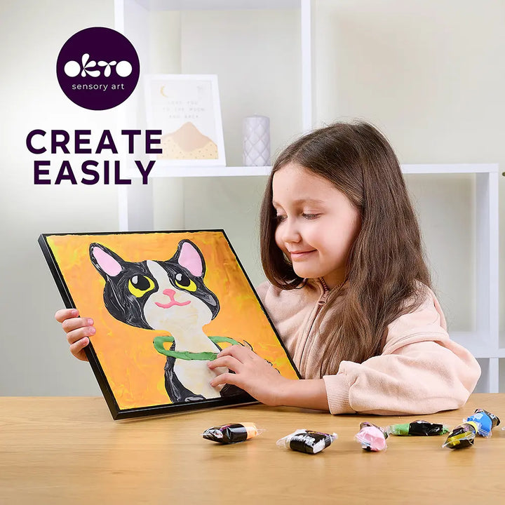 Paint by Numbers "Cat" | Okto Sensory Art