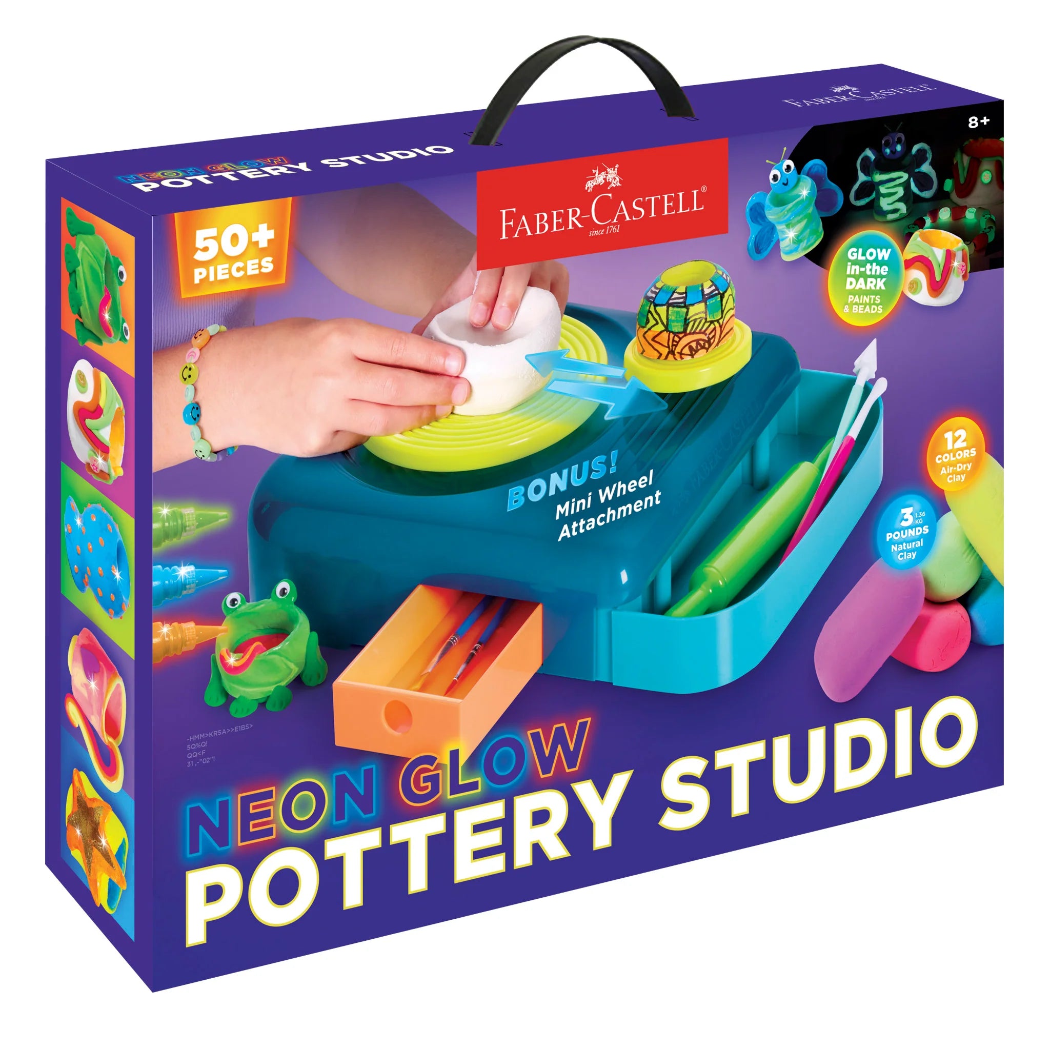 Neon Glow Pottery Studio | Creativity for Kids