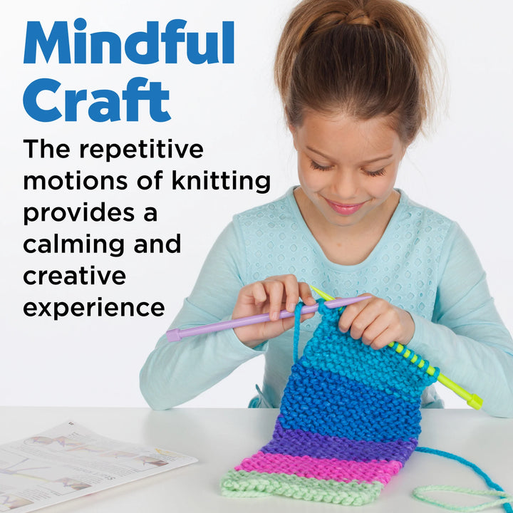 Learn to Knit Pocket Scarf