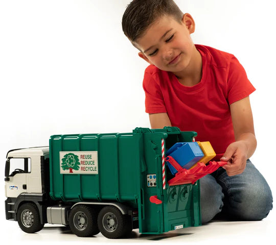 MAN TGS Rear Loading Garbage Green - LOCAL PICKUP