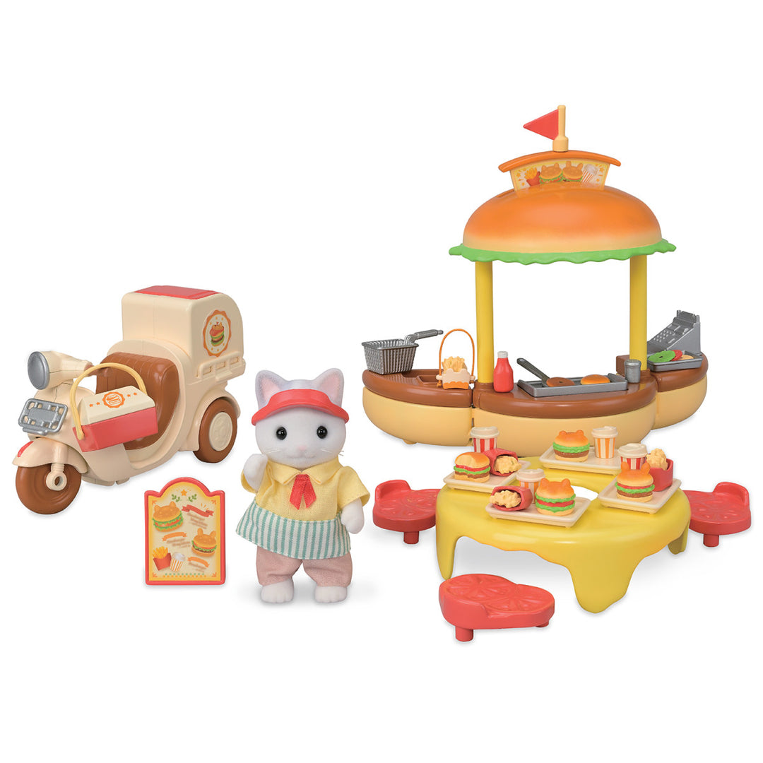 hamburger stand set