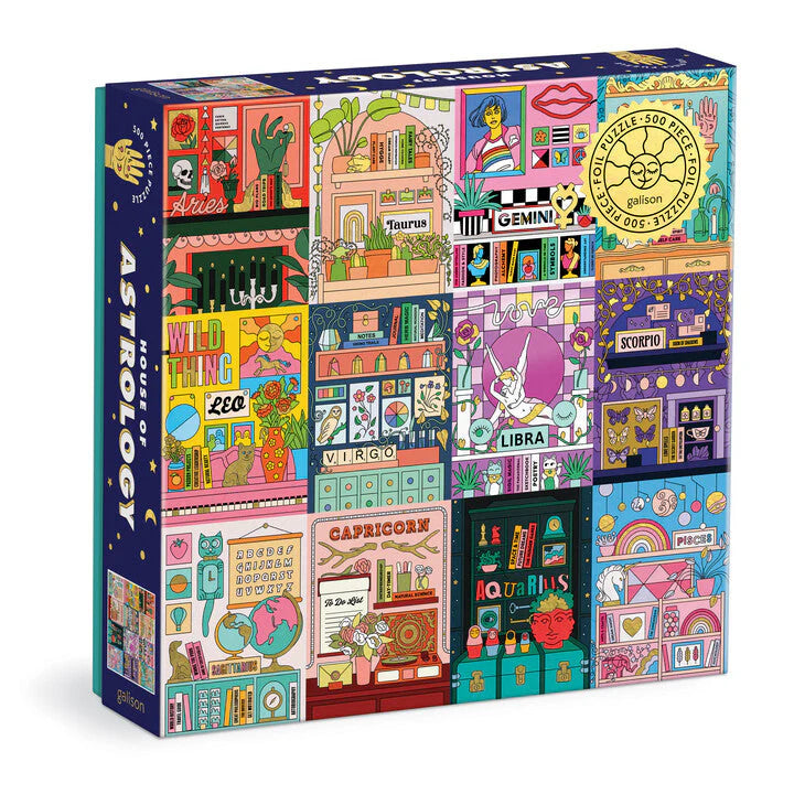 House of Astrology 500 Piece Foil Puzzle | Galison