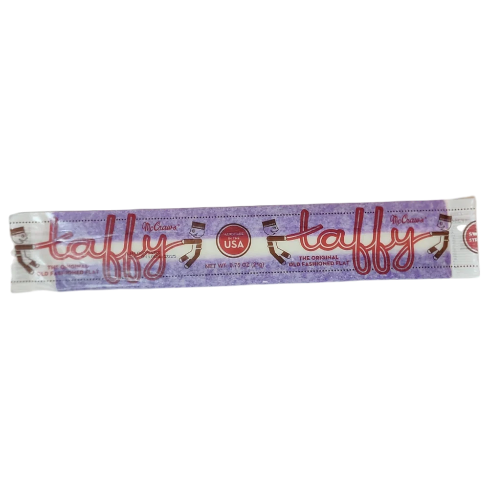 McCraw's Giant Flat Taffy | Hammond's Candies - LOCAL PICK UP ONLY