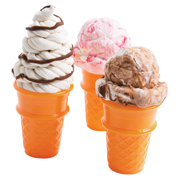 example of dough ice cream cones