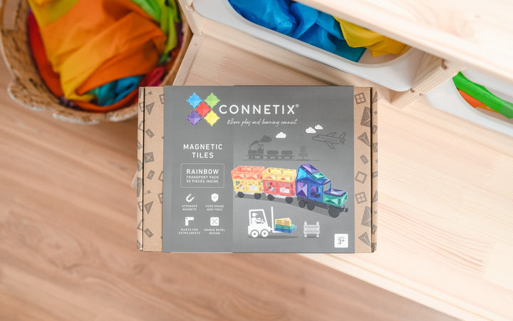 Rainbow Transport Pack 50 pc | Connetix