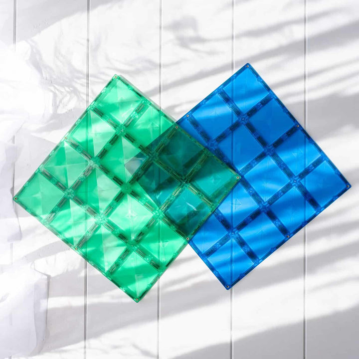 Rainbow Blue & Green Base Plate 2 pc | Connetix