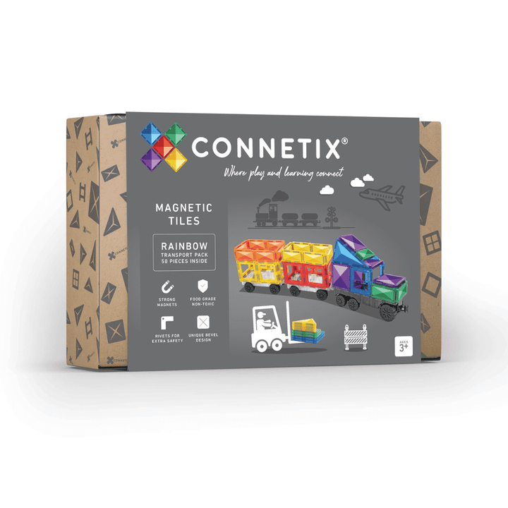 Rainbow Transport Pack 50 pc | Connetix