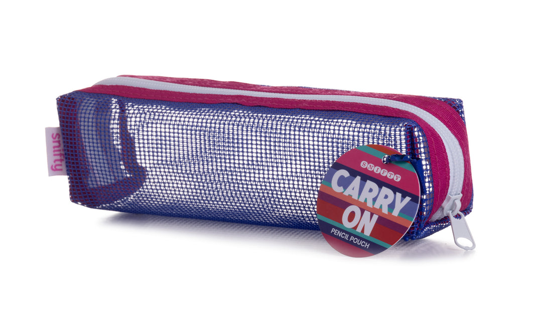Carry On Pencil Pouch - Indigo | SNIFTY
