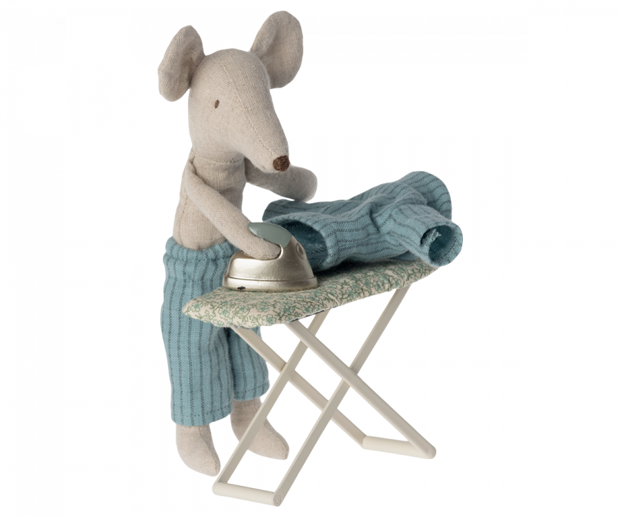 Iron and Ironing Board - Mouse | Maileg