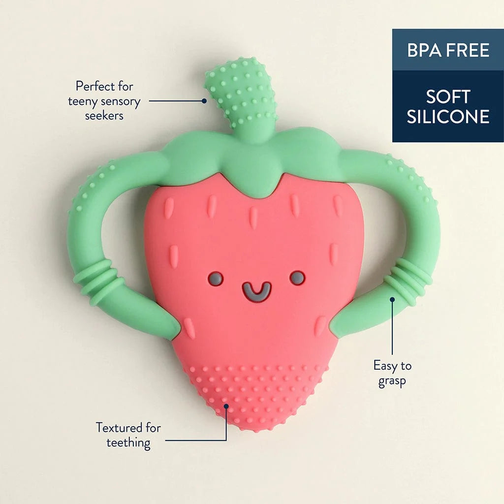 Itzy Ritzy Teether *New* Strawberry Chew Crew