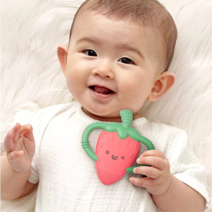 Itzy Ritzy Teether *New* Strawberry Chew Crew