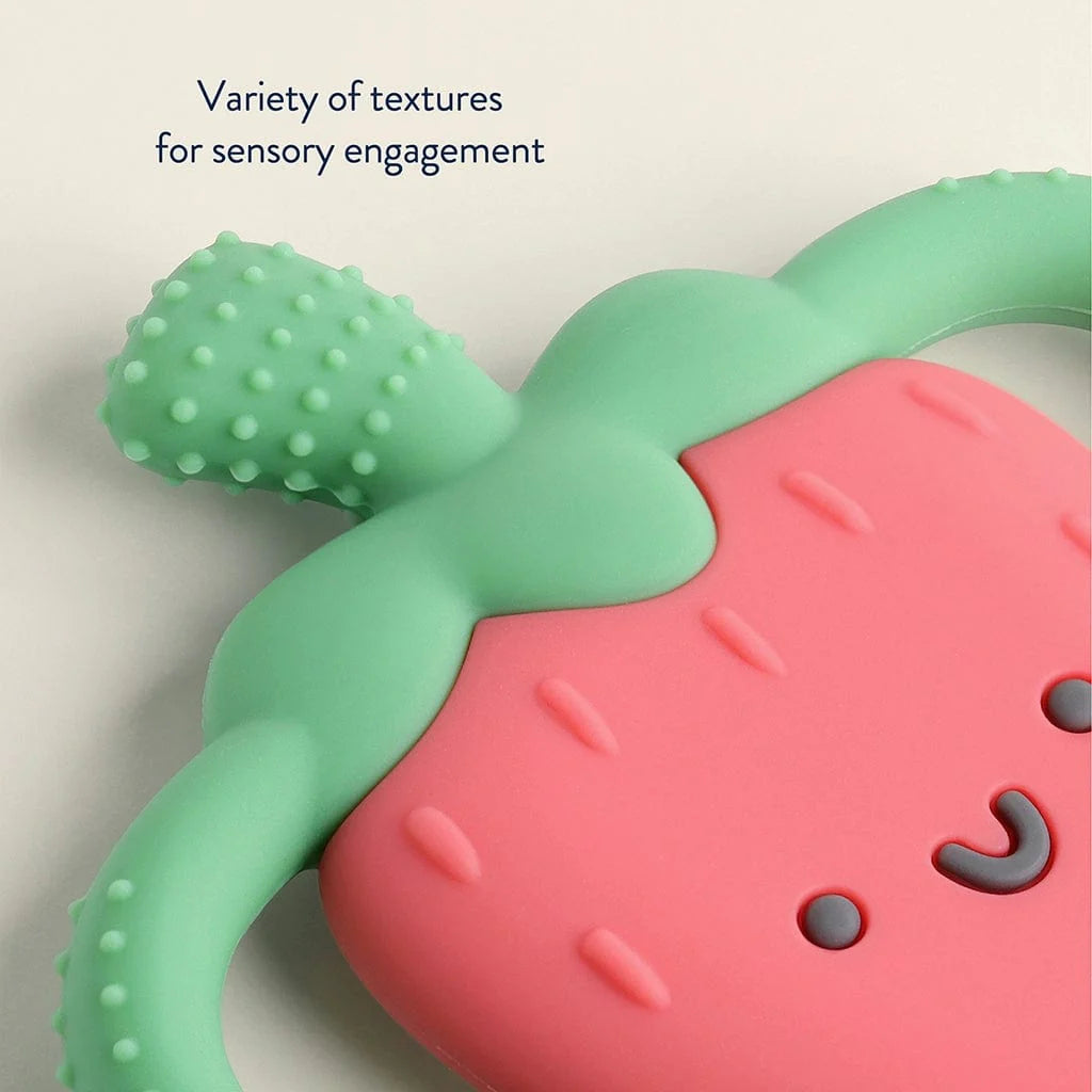 Itzy Ritzy Teether *New* Strawberry Chew Crew