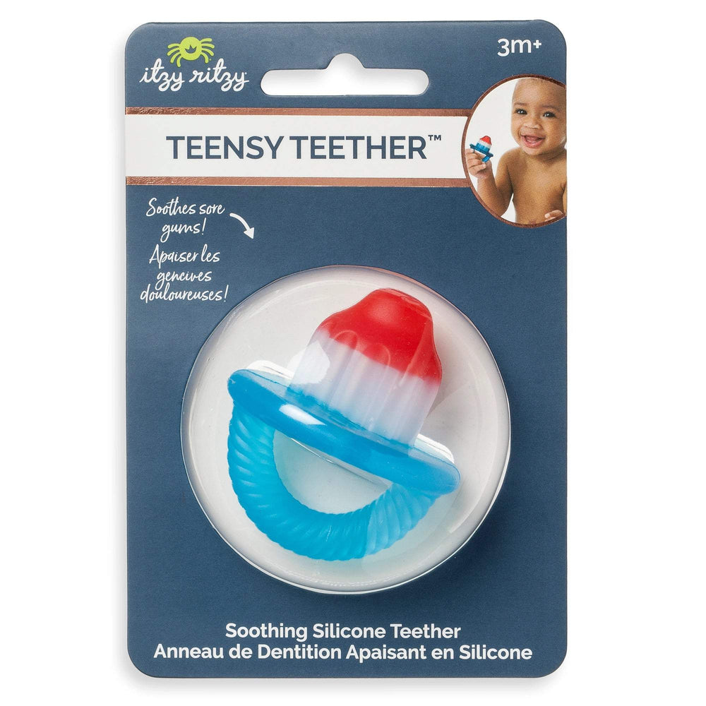 Itzy Ritzy Teether Teensy Teether Hero Pop Soothing Silicone Teether