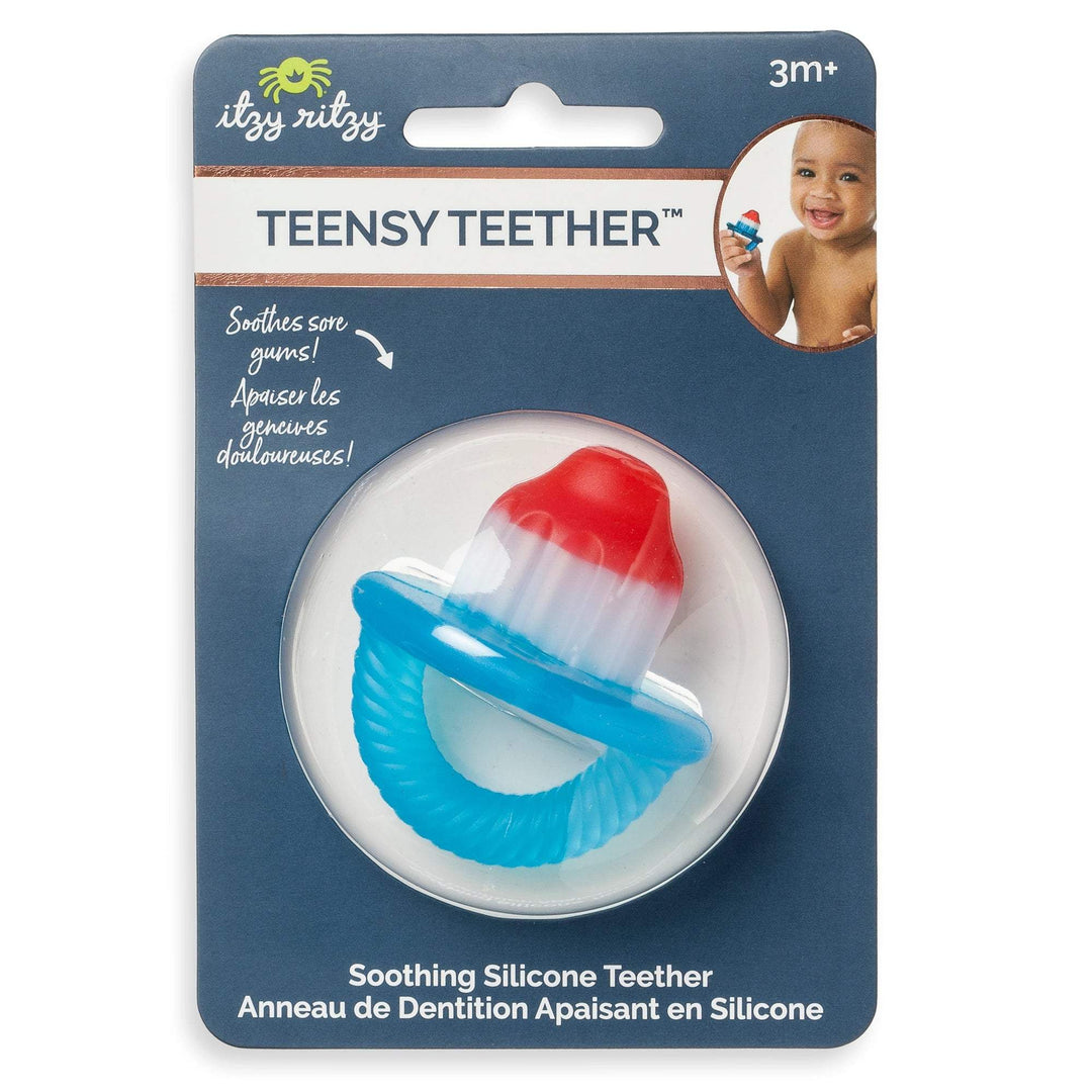 Itzy Ritzy Teether Teensy Teether Hero Pop Soothing Silicone Teether