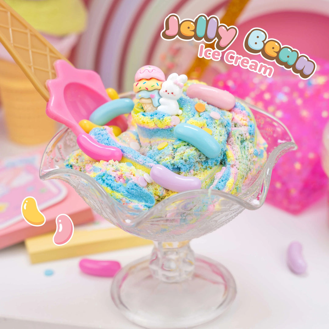 Jelly Bean Ice Cream Cloud Creme Slime | Kawaii Slime Company