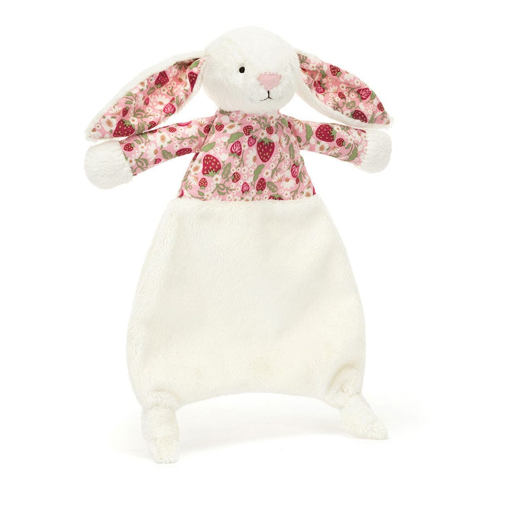 Jellycat Baby Blossom Cream Bunny 'Berry'  Comforter | Jellycat