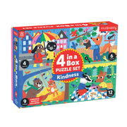 Kindness 4-In-a-Box Progressive Puzzle | mudpuppy