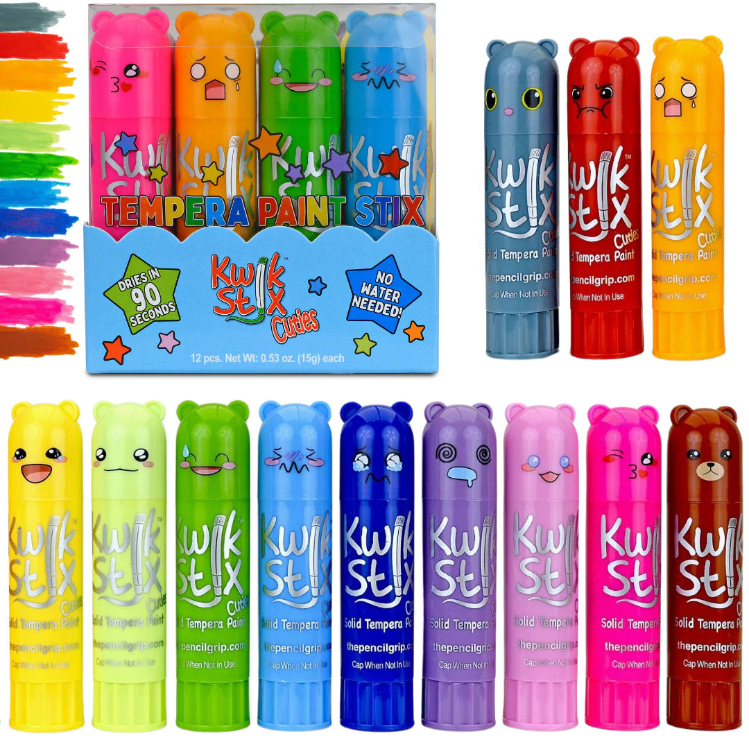 Kwik Stix Paint Sticks Cuties - Set of 12 Colors | TPG
