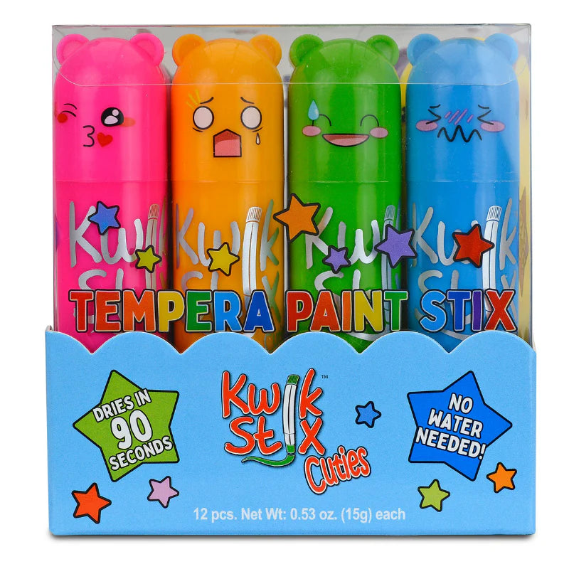 Kwik Stix Paint Sticks Cuties - Set of 12 Colors | TPG