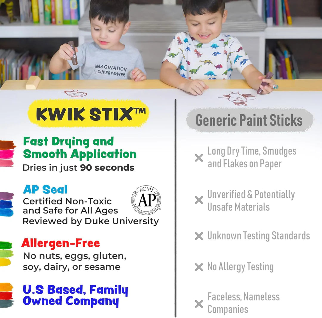 Kwik Stix Paint Sticks Cuties - Set of 12 Colors | TPG