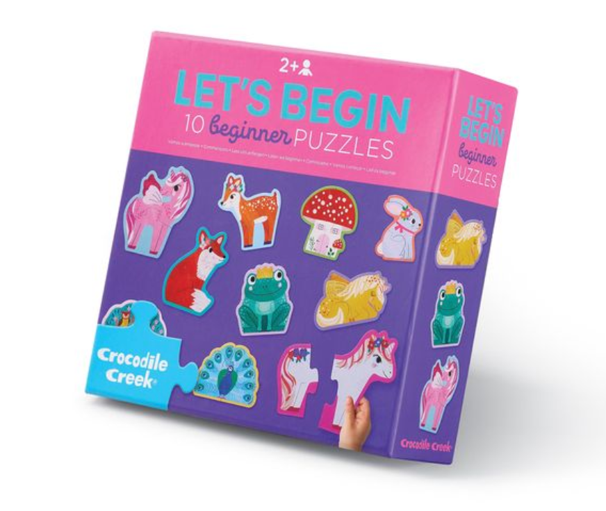 Let's Begin Unicorn Puzzle - 10 2-Pc Puzzles | Crocodile Creek