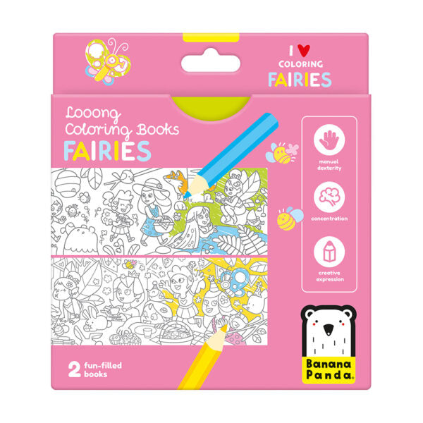 front cover of fairies coloring book