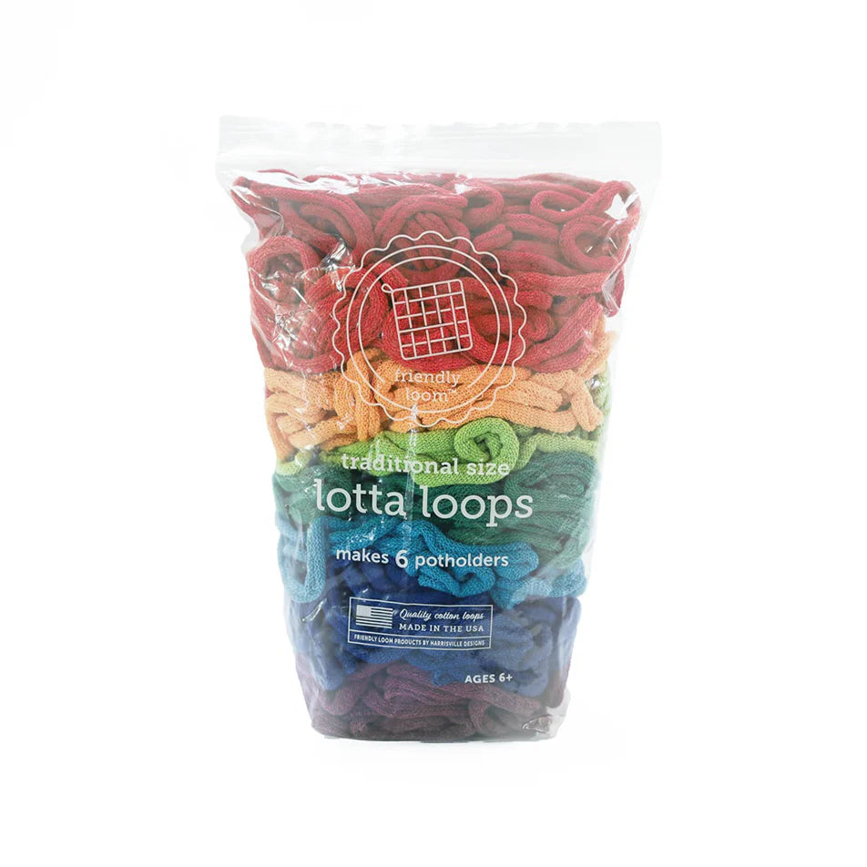Traditional Loops - Rainbow Lotta Loops | Friendly Loom